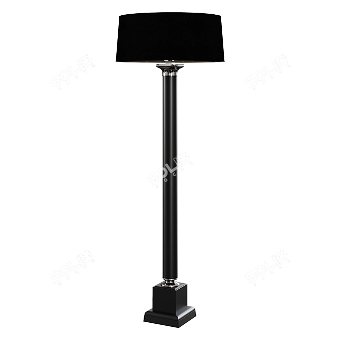 Elegant Eichholtz Monaco Floor Lamp 3D model image 1