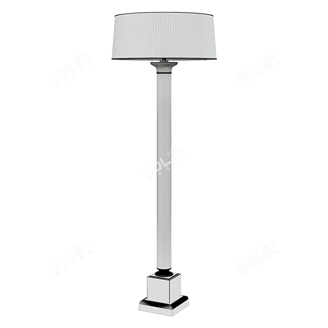 Elegant Eichholtz Monaco Floor Lamp 3D model image 2