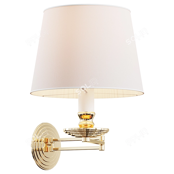 Eichholtz Swing Arm Wall Lamp 3D model image 1