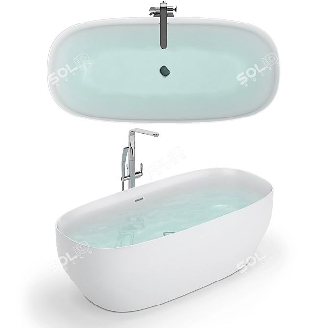 Luxury Bath Set | Gustavsberg, Ideal, Villeroy & Boch 3D model image 3