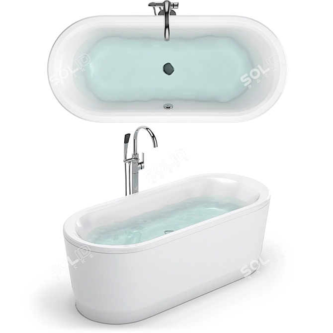 Luxury Bath Set Collection (Gustavsberg, Sanitana, Antoniolupi) 3D model image 3