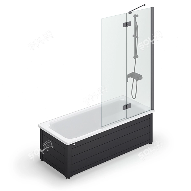 Luxury Bath Set Collection (Gustavsberg, Sanitana, Antoniolupi) 3D model image 4
