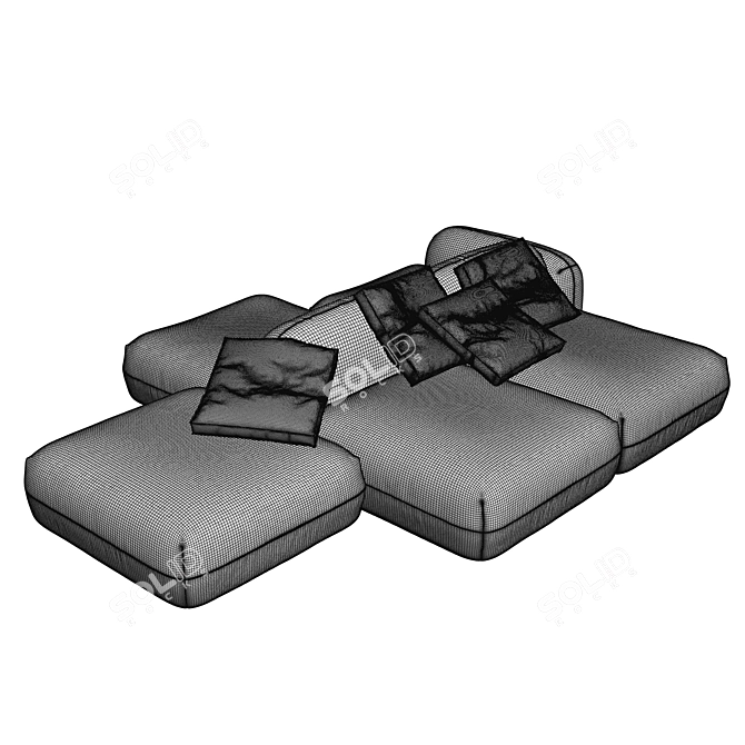 Arflex Tokio: The Perfect Blend of Corona7 and Vray 3D model image 3