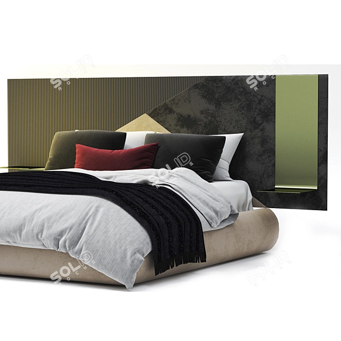 Elegant Ego Shake Bed 2017 3D model image 1