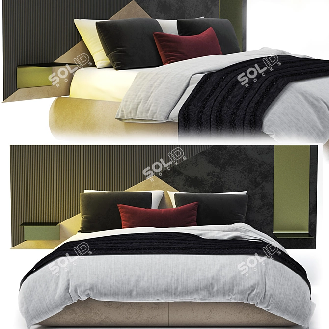 Elegant Ego Shake Bed 2017 3D model image 6