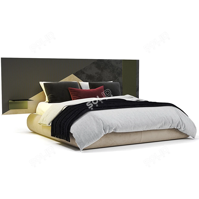 Elegant Ego Shake Bed 2017 3D model image 7