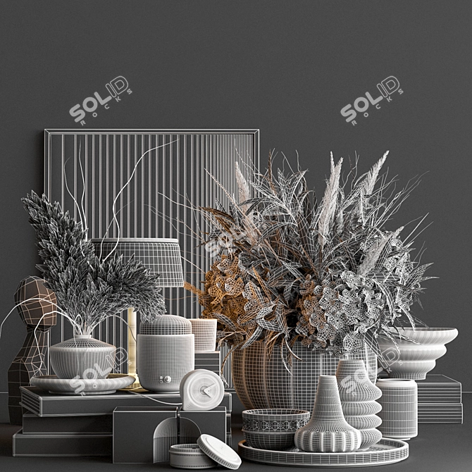 Sophisticated Decor Set for 3D Rendering 3D model image 6