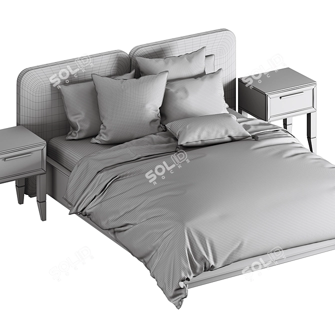 Intro Bed by Angstrem: Modern Elegance 3D model image 5