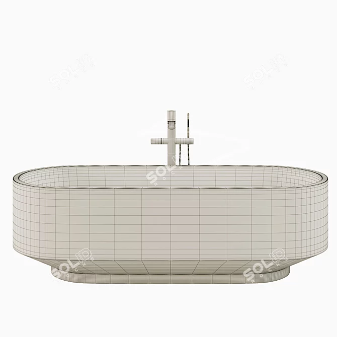  Luxury Bathroom Fixture: Antonio Lupi Design BORGHI 3D model image 6