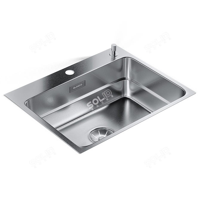 Blanco ETAGON 500-IF/A: Sleek and Functional Sink 3D model image 1