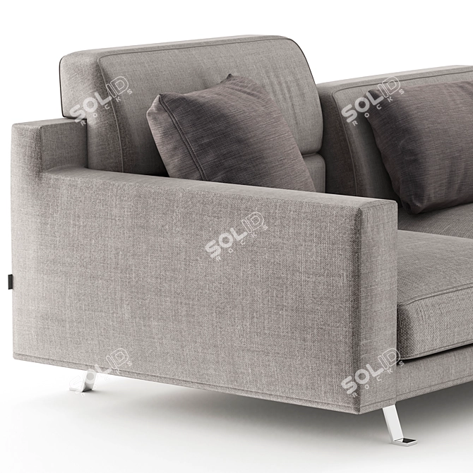 Elegant James Frigerio Sofa 3D model image 2