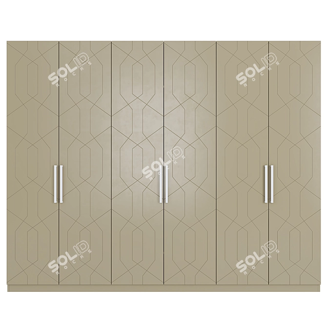 Modern Shkafulkin Wardrobe Design 3D model image 1