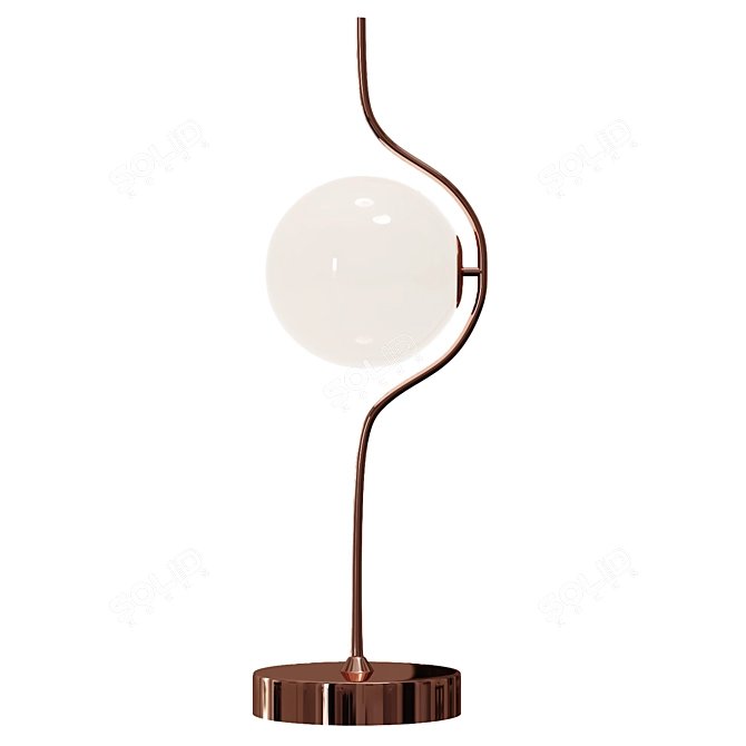 Modern Welling Table Lamp 3D model image 2