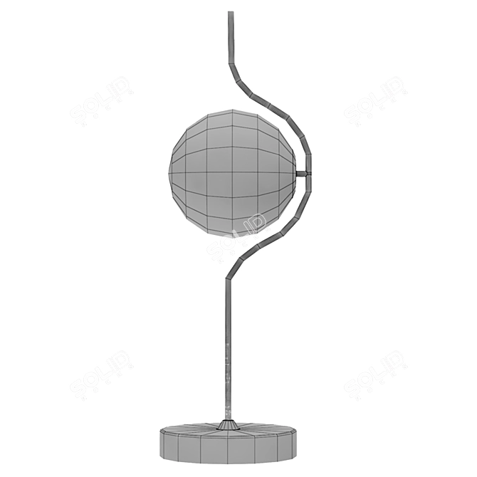 Modern Welling Table Lamp 3D model image 4