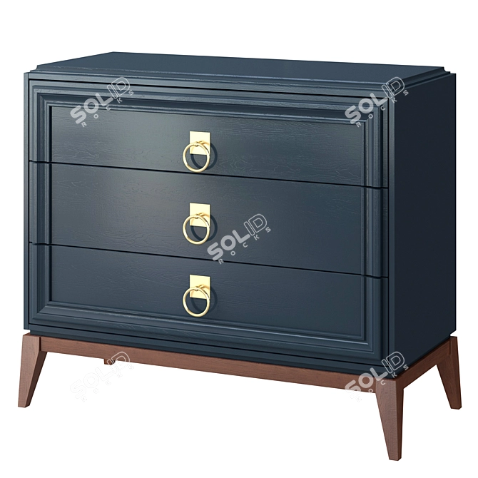 Elegante Chest of Drawers: Sleek and Stylish 3D model image 1