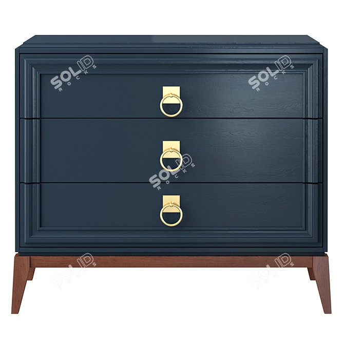 Elegante Chest of Drawers: Sleek and Stylish 3D model image 2