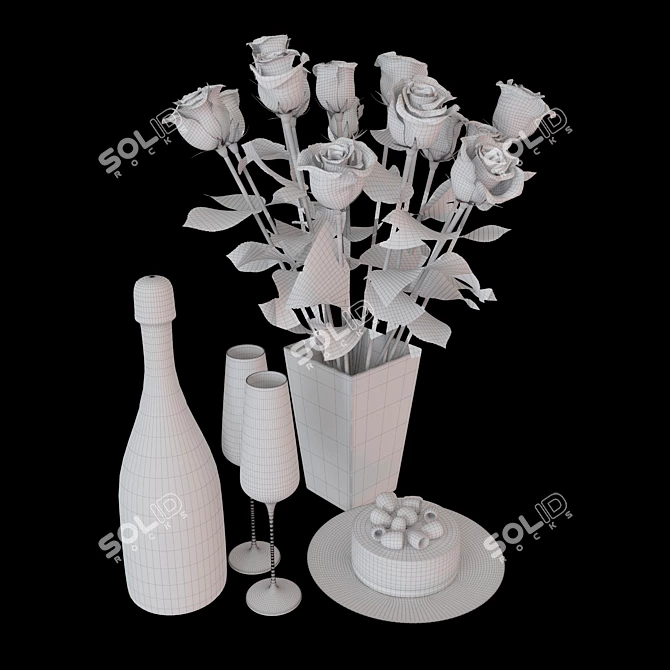 Title: PBR-Compatible Polygon Set 3D model image 8