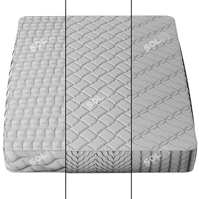 3D Mattress Collection: Versatile Designs & High-Quality Materials 3D model image 24