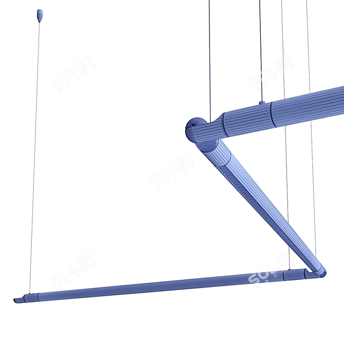 Sleek LED Interior Light 3D model image 4