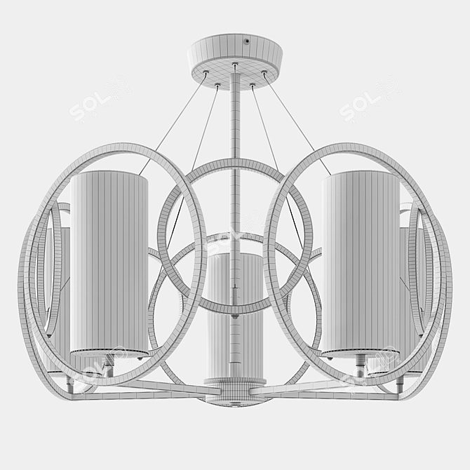 Modern Lumien Hall Olavi Chandelier 3D model image 3