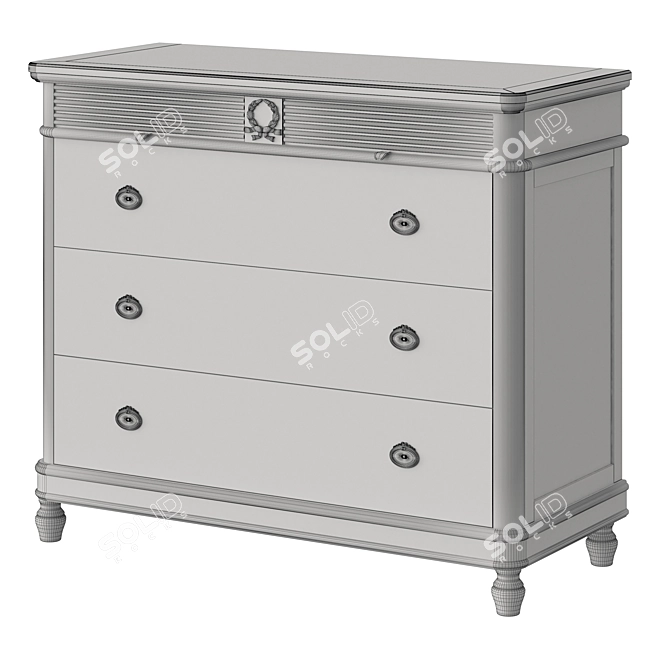 Maria Silva Chest of Drawers (1230*540*1060) 3D model image 3