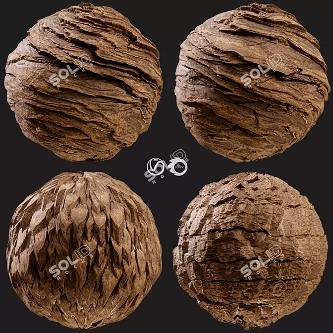 Seamless Rock PBR Textures 3D model image 1
