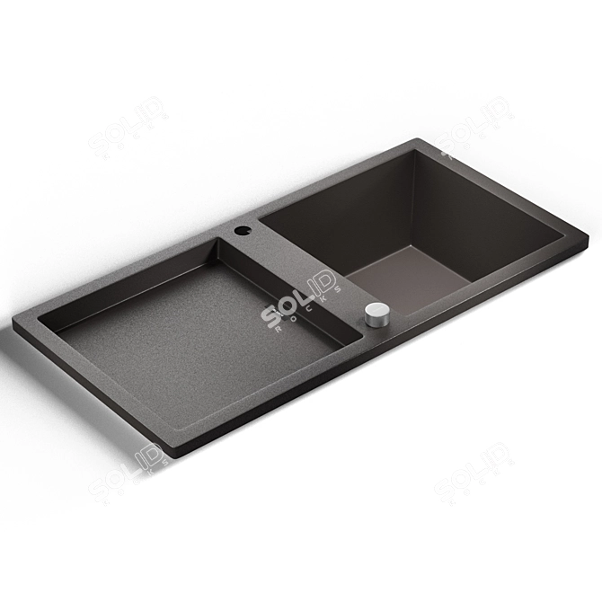 Sleek Blanco ETAGON 8 Sink 3D model image 1