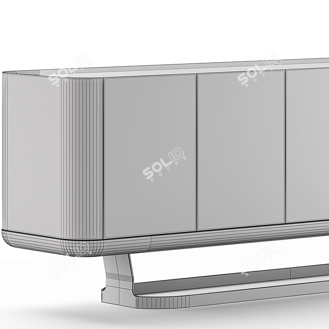 Elegant Longhi Concord Sideboard 3D model image 3