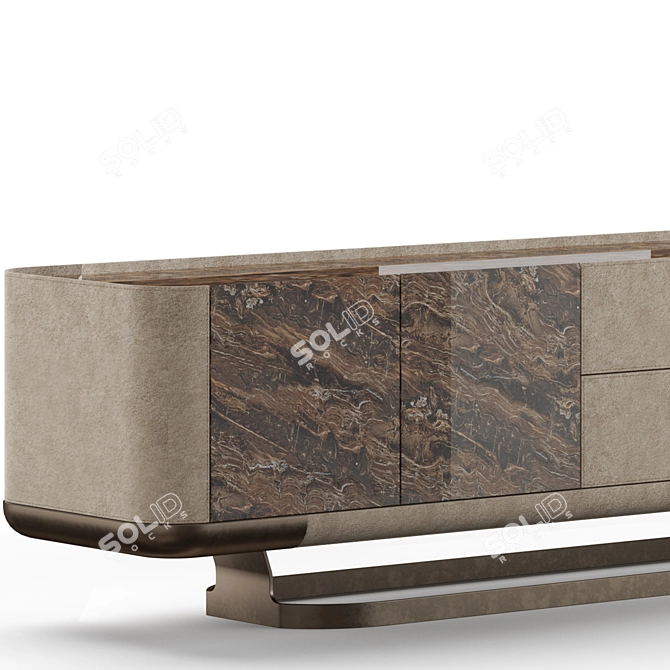 Elegant Concord Sideboard by Longhi 3D model image 2