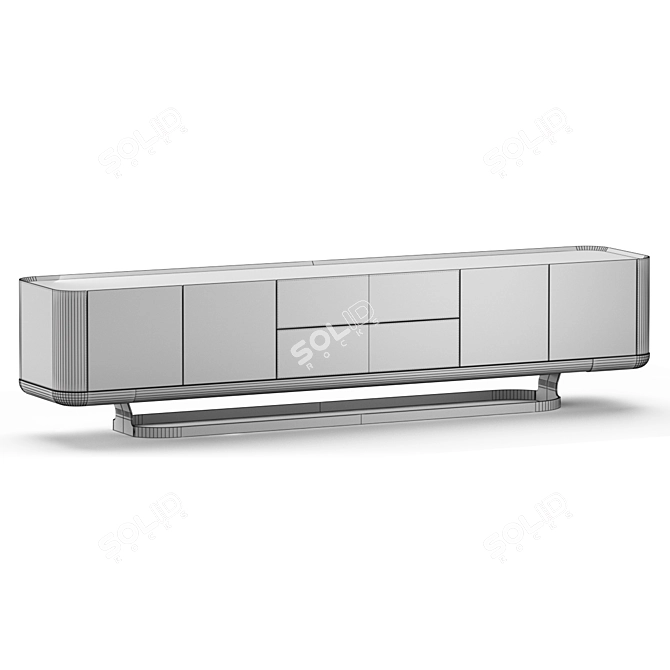Elegant Concord Sideboard by Longhi 3D model image 4