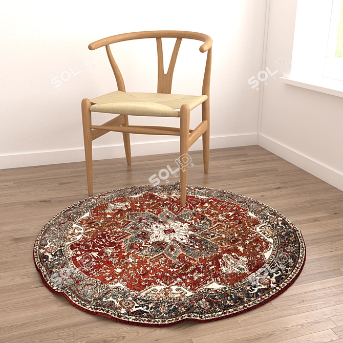 Versatile Set of 8 Rugs for Stunning Renders 3D model image 3