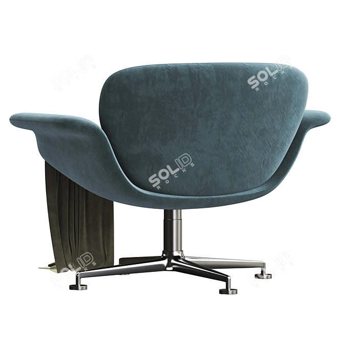 Versatile Swivel Lounge Chair 3D model image 8