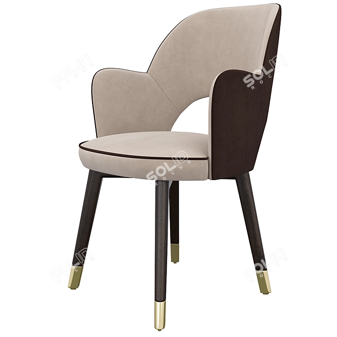  Colette Chair Arms - Stylish 3D model with high-res textures 3D model image 2