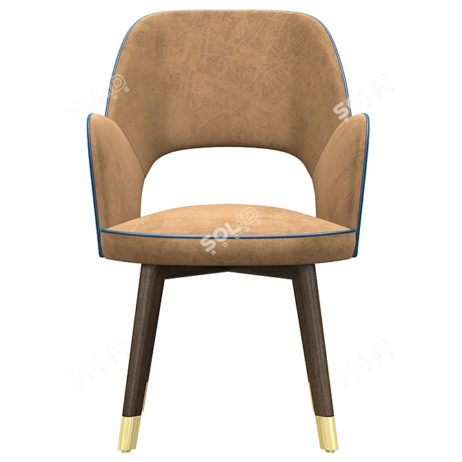  Colette Chair Arms - Stylish 3D model with high-res textures 3D model image 4