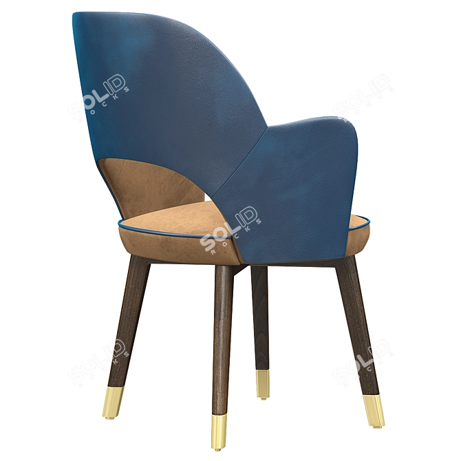  Colette Chair Arms - Stylish 3D model with high-res textures 3D model image 5