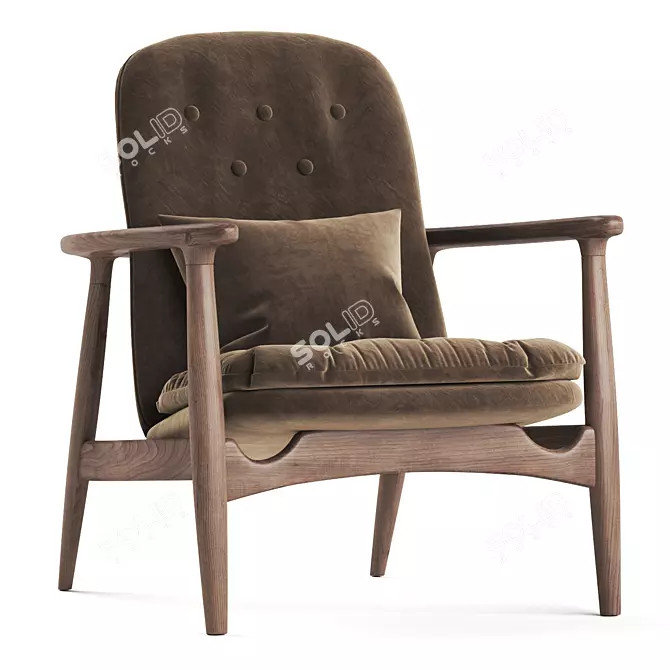 MARGARET Armchair: Sleek and Stylish Seating 3D model image 1