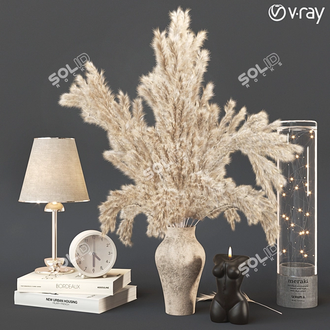 3D Decorative Set: Download Now 3D model image 1