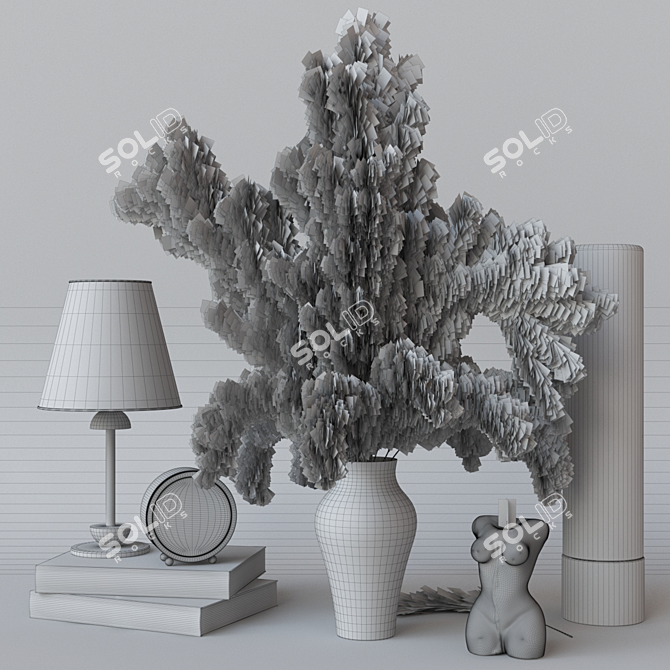3D Decorative Set: Download Now 3D model image 3