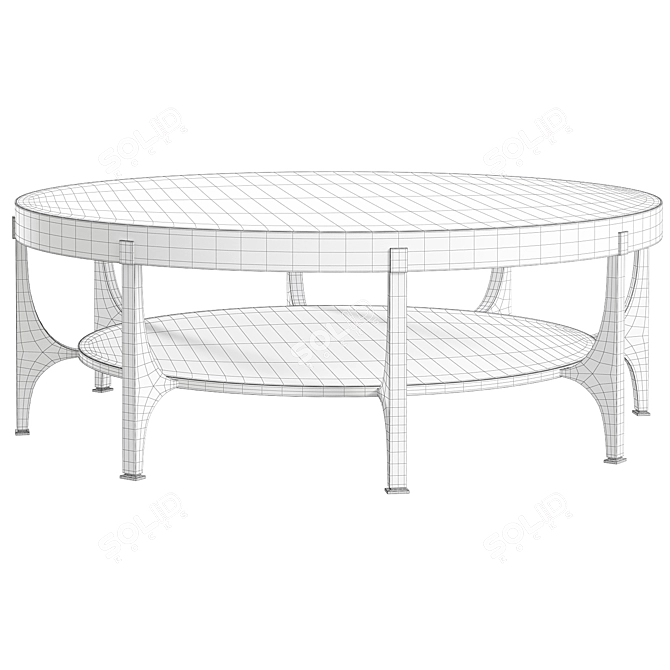 Premium Center Table Plateau 3D model image 2