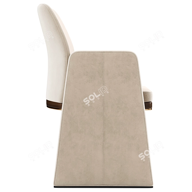 Elegant Anthony Chair 3D model image 2