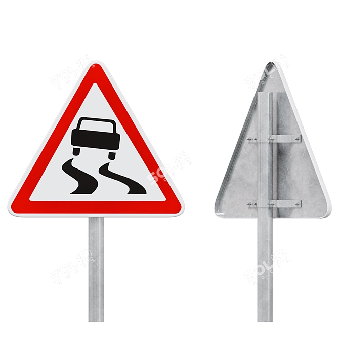 Warning Signs Pack 2: Highly Visible & Durable 3D model image 2