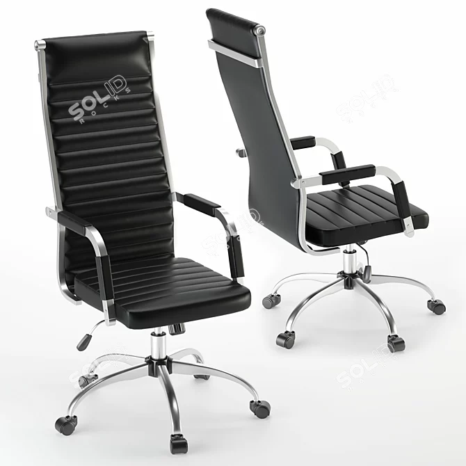 Homall Ribbed Executive Office Chair 3D model image 1