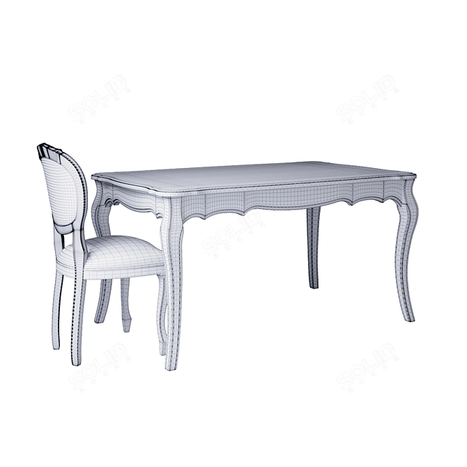 Cleopatra Collection: BUCZYNSKI Fixed Table 3D model image 7