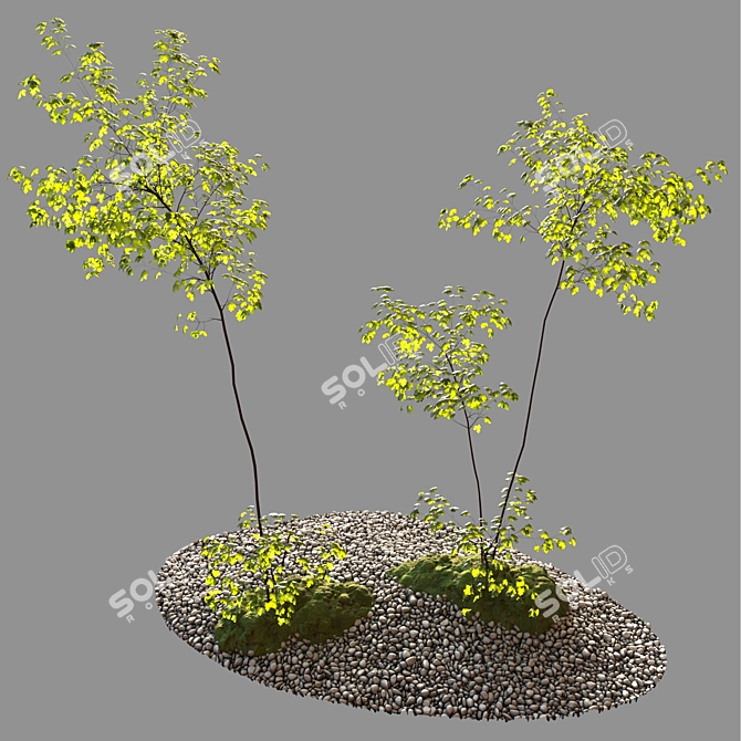 Nature-Inspired Outdoor Architecture 3D model image 3