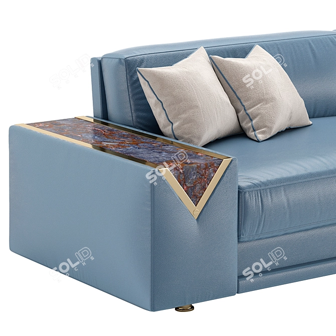 Luxurious Ludovica Mascheroni Sofa 3D model image 2