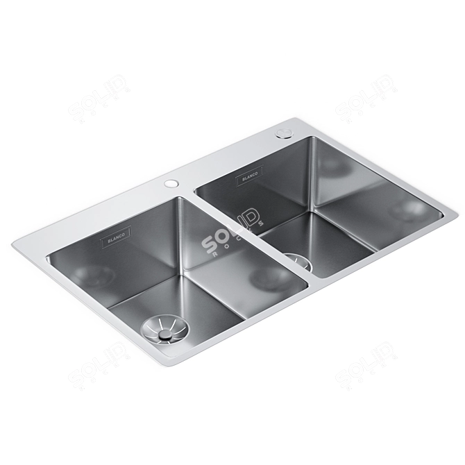 Blanco Andano - Elegant and Versatile Sink 3D model image 1