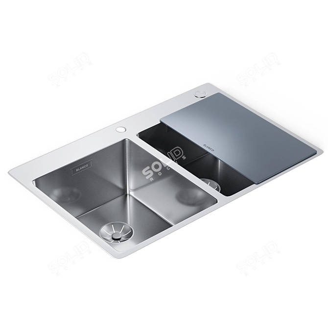 Blanco Andano - Elegant and Versatile Sink 3D model image 2