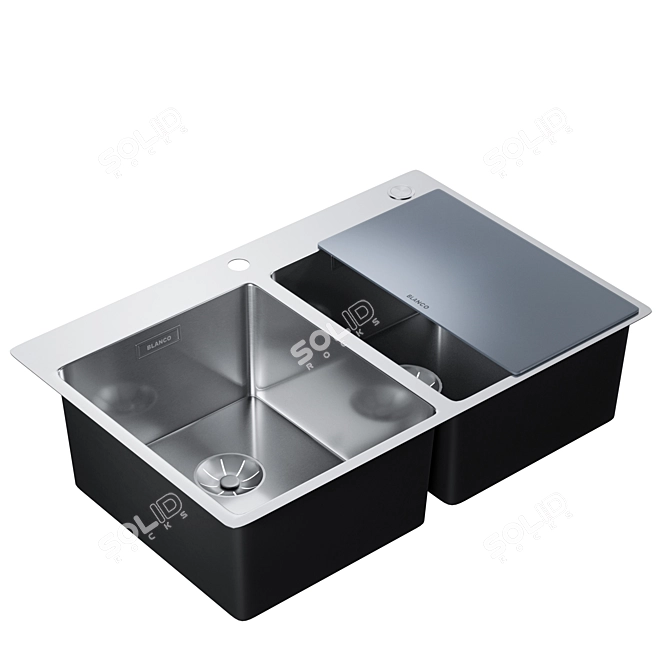 Blanco Andano - Elegant and Versatile Sink 3D model image 3