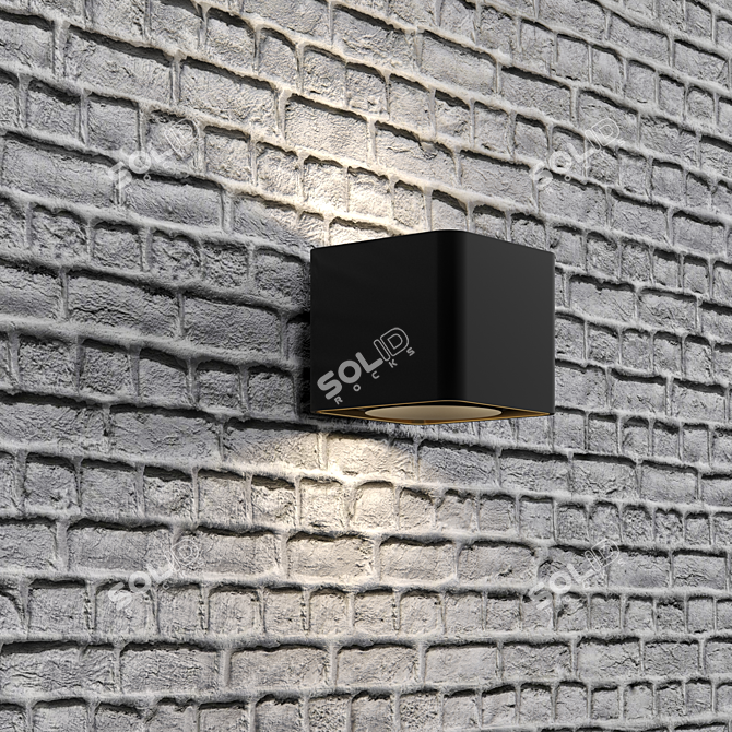 PBR Loft Blanca Brick: HD Seamless Textures 3D model image 2