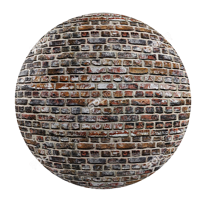 PBR Brick Loft Textures 3D model image 1